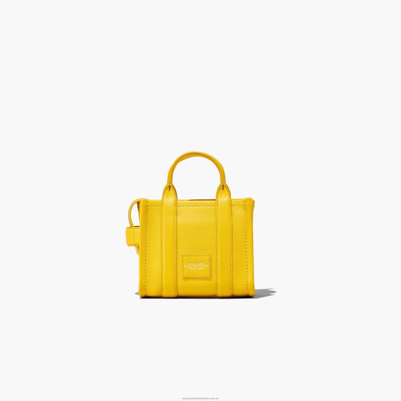 JLX8210 Marc Jacobs mikro-tote-väskan i läder