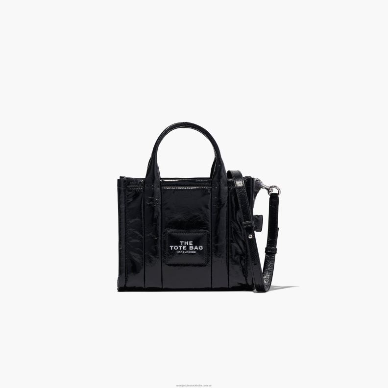 JLX82113 Marc Jacobs den glänsande crinkle-minitotan