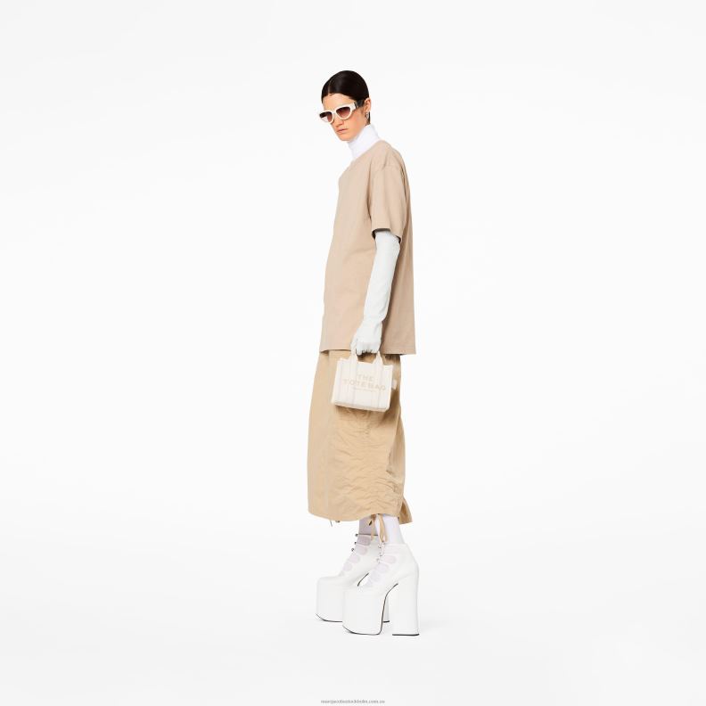 JLX8215 Marc Jacobs mikro-tote-väskan i läder
