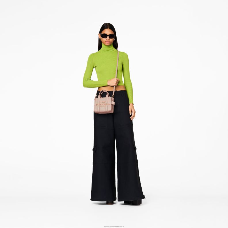 JLX8219 Marc Jacobs mikro-tote-väskan i läder