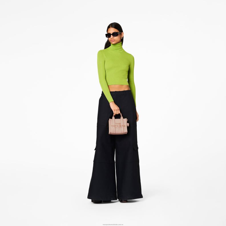 JLX8219 Marc Jacobs mikro-tote-väskan i läder