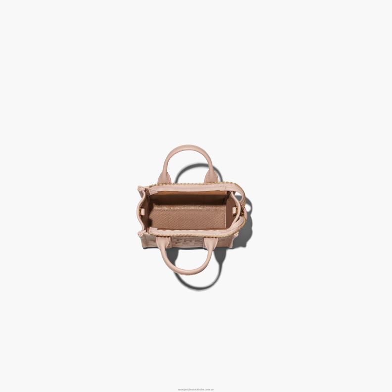 JLX8219 Marc Jacobs mikro-tote-väskan i läder