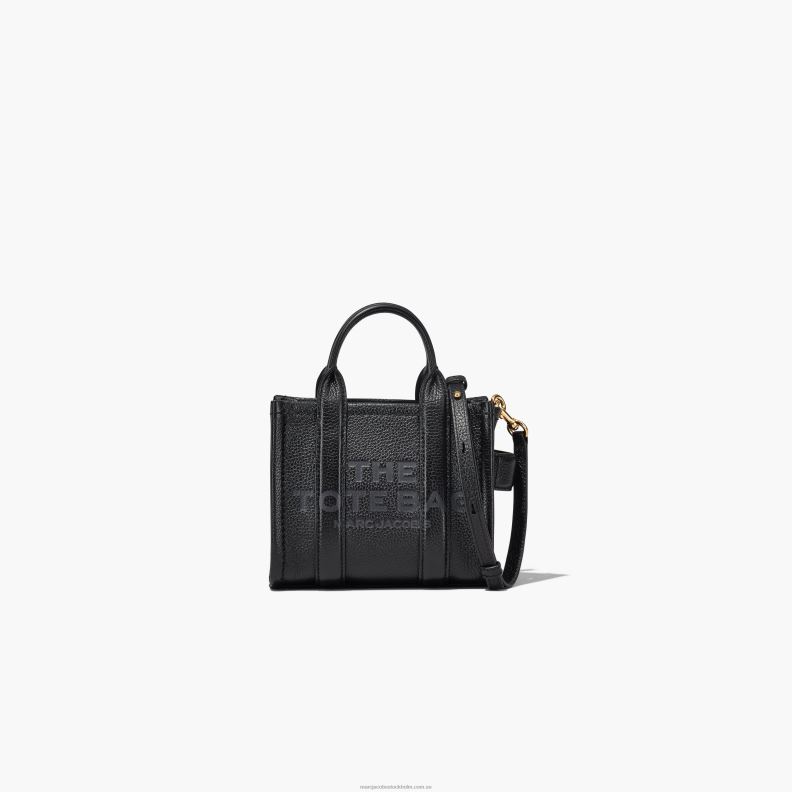 JLX8227 Marc Jacobs mikro-tote-väskan i läder