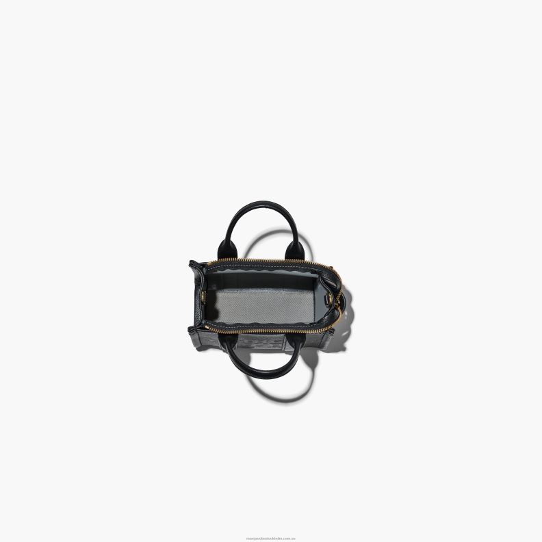 JLX8227 Marc Jacobs mikro-tote-väskan i läder