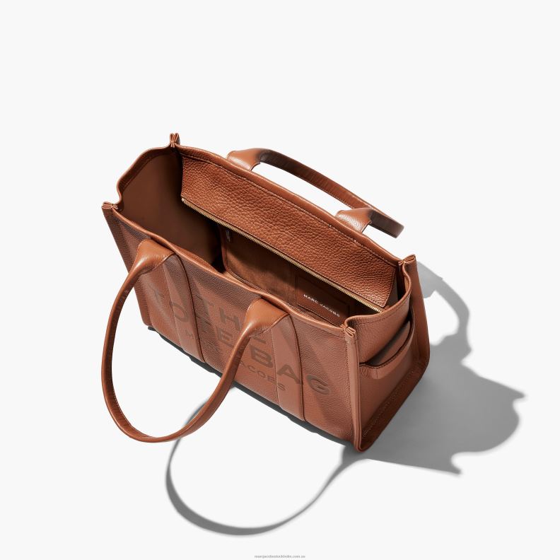 JLX8228 Marc Jacobs den stora tygväskan i läder