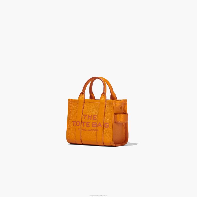 JLX8235 Marc Jacobs mikro-tote-väskan i läder
