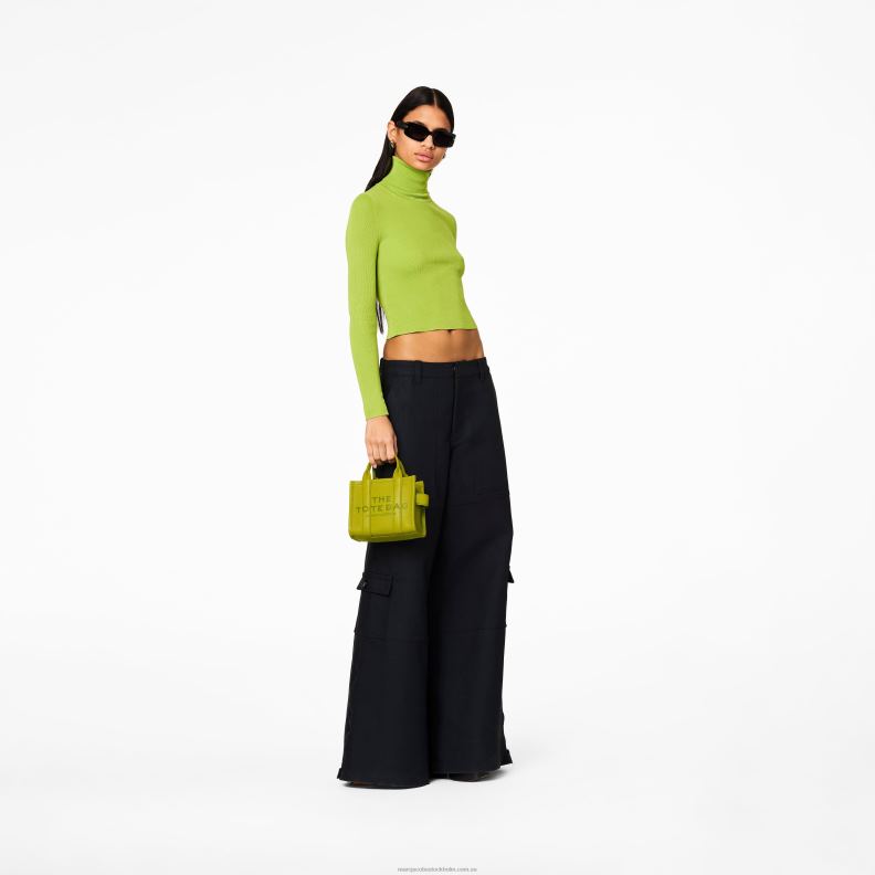 JLX8237 Marc Jacobs mikro-tote-väskan i läder