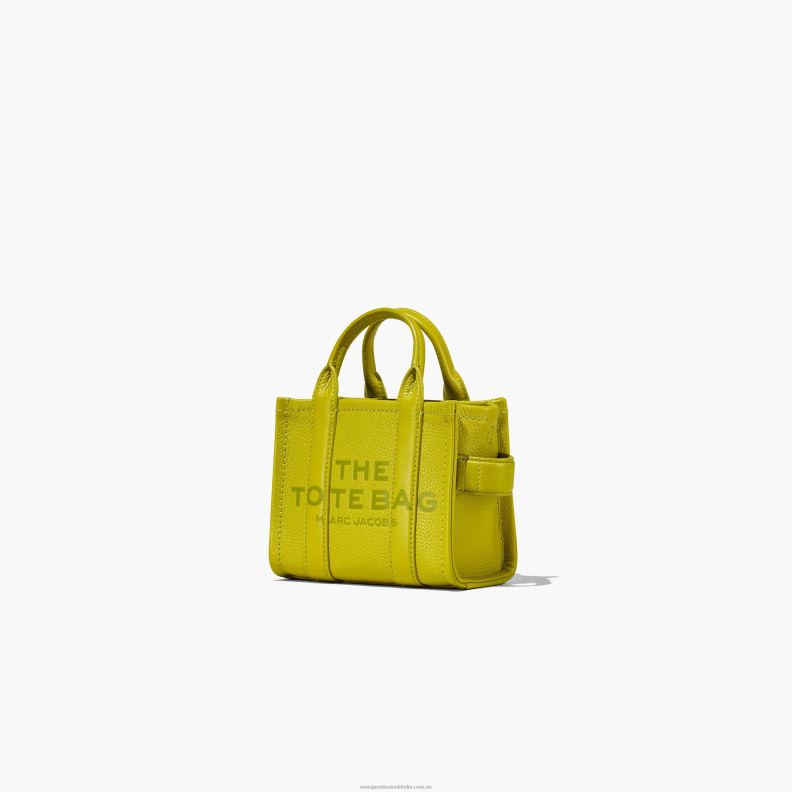 JLX8237 Marc Jacobs mikro-tote-väskan i läder