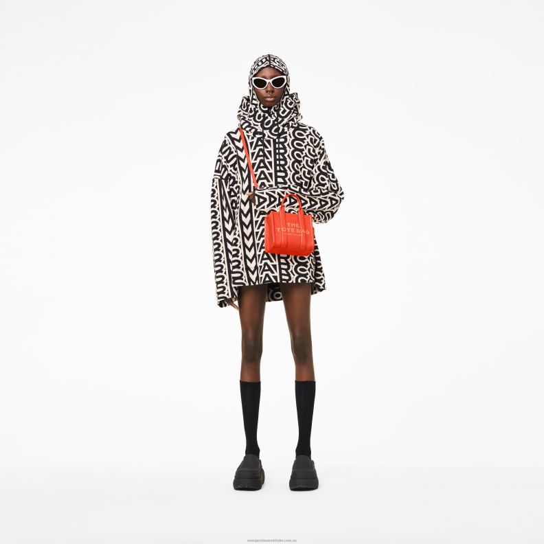 JLX823 Marc Jacobs mikro-tote-väskan i läder