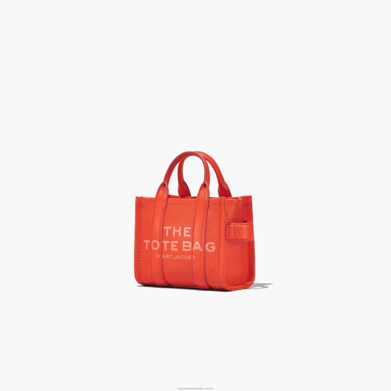 JLX823 Marc Jacobs mikro-tote-väskan i läder