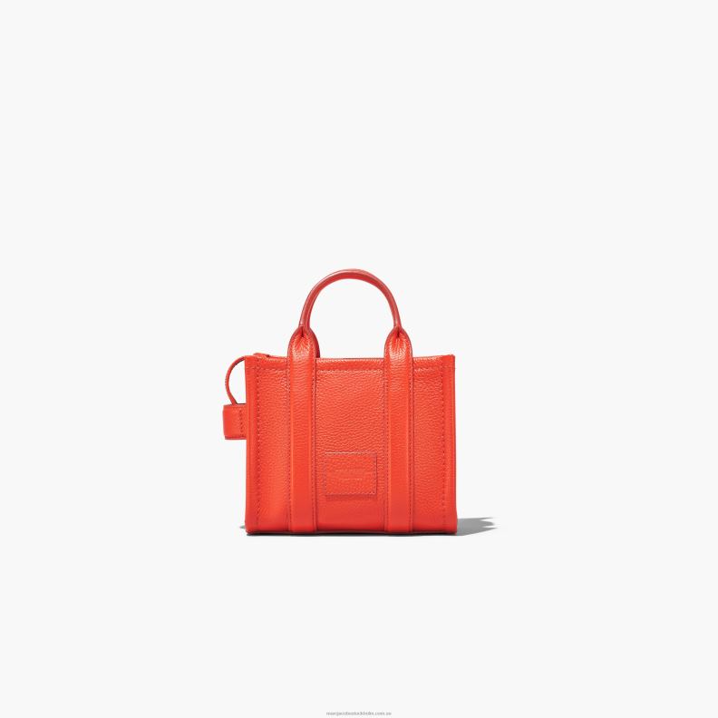 JLX823 Marc Jacobs mikro-tote-väskan i läder