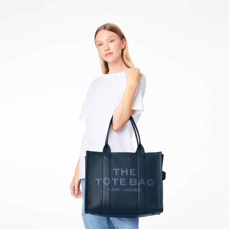 JLX8244 Marc Jacobs den stora tygväskan i läder