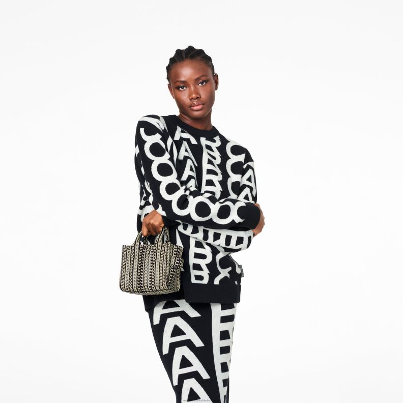 JLX8279 Marc Jacobs mikrotottan i monogramläder