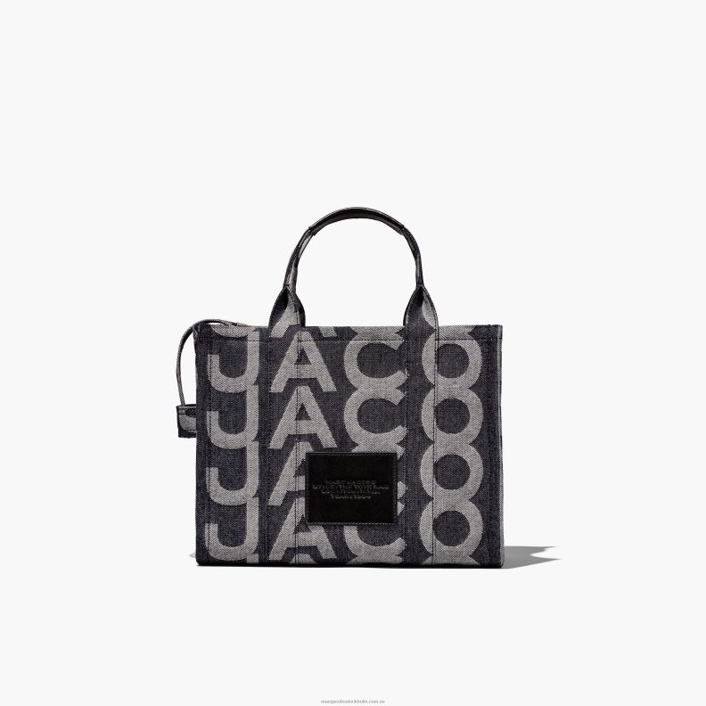 JLX8291 Marc Jacobs medium tygväska i denim i monogram