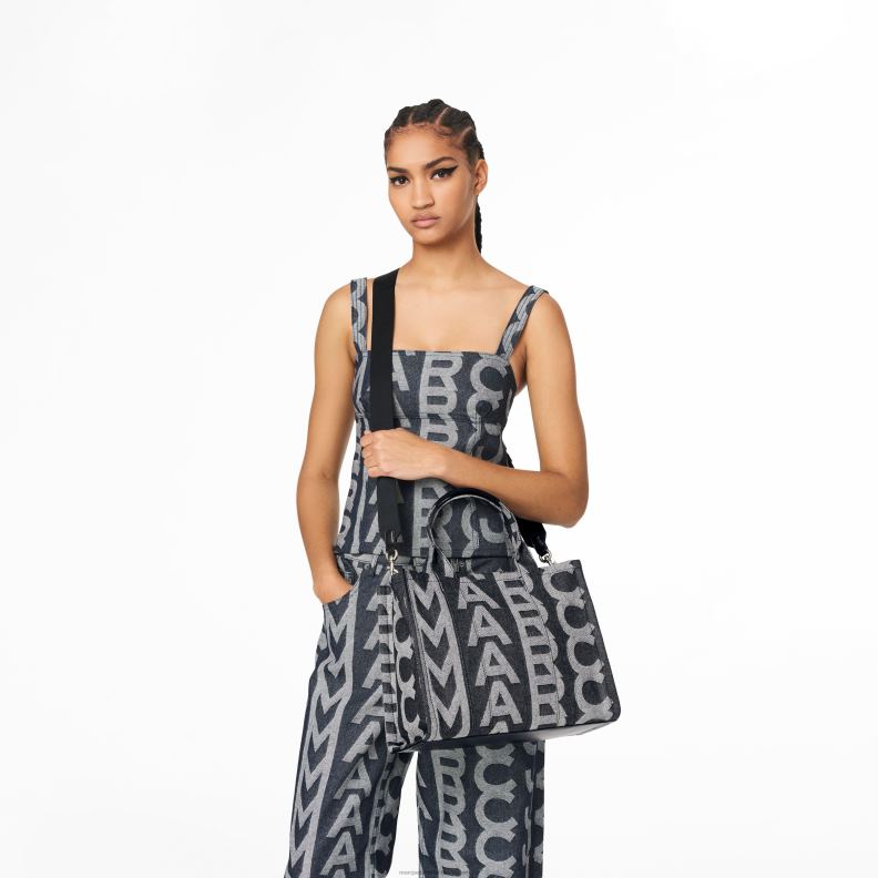 JLX8291 Marc Jacobs medium tygväska i denim i monogram