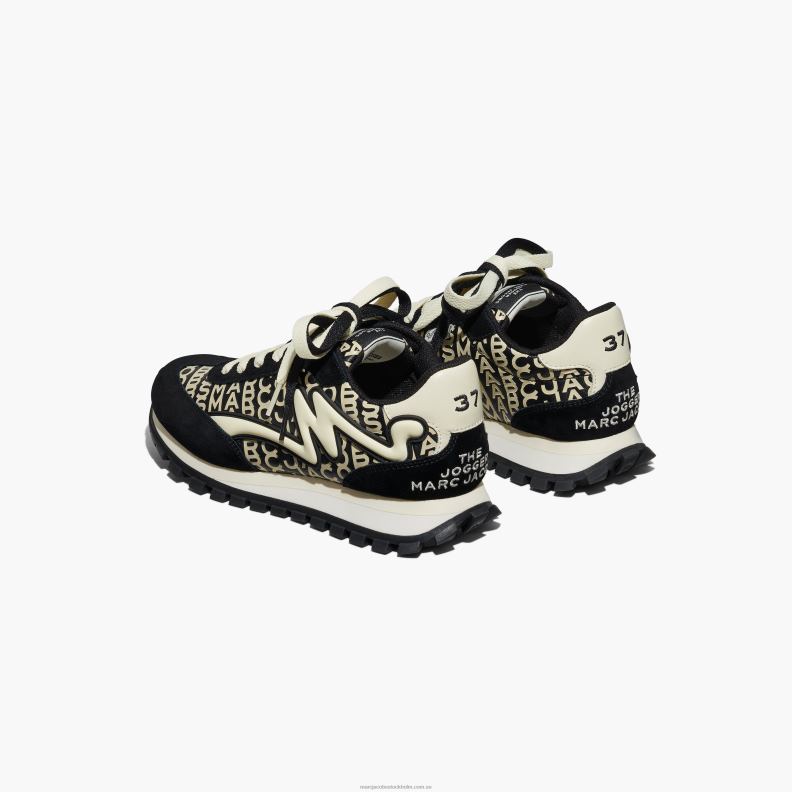 JLX82499 Marc Jacobs joggingbyxan i monogramläder