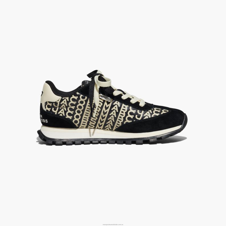 JLX82499 Marc Jacobs joggingbyxan i monogramläder
