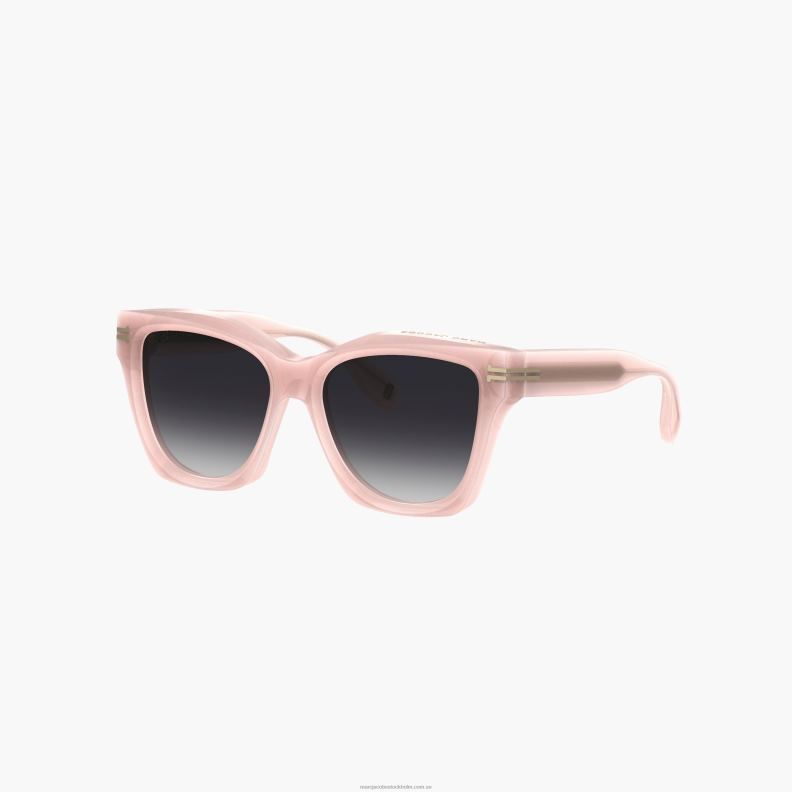 JLX82373 Marc Jacobs ikon kant överdimensionerade fyrkantiga solglasögon