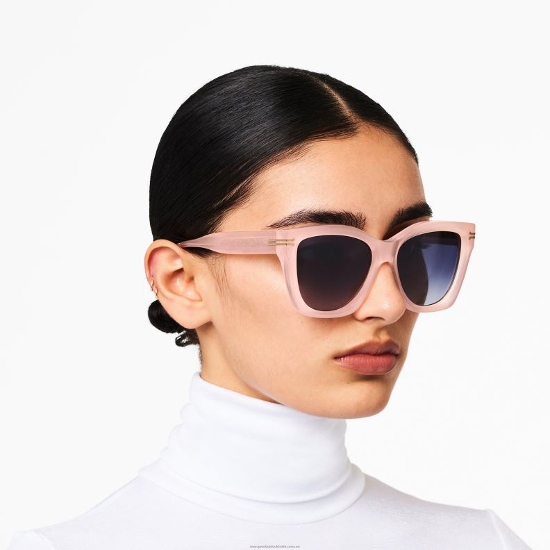 JLX82373 Marc Jacobs ikon kant överdimensionerade fyrkantiga solglasögon