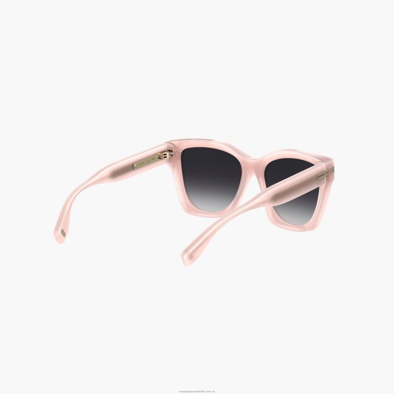 JLX82373 Marc Jacobs ikon kant överdimensionerade fyrkantiga solglasögon