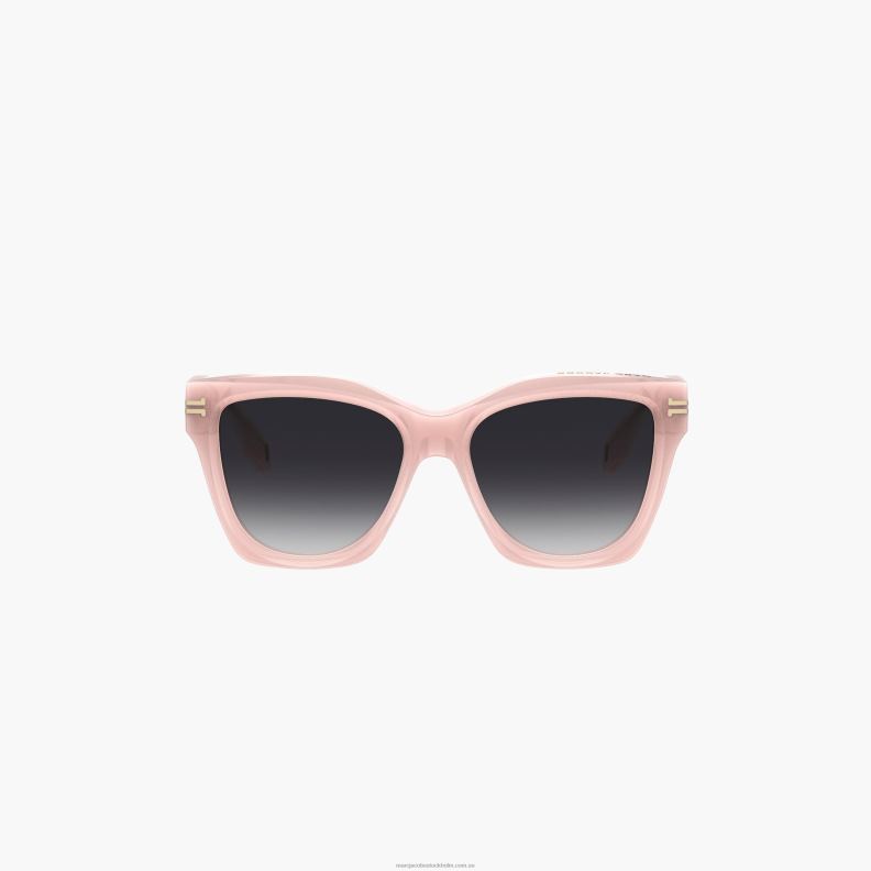 JLX82373 Marc Jacobs ikon kant överdimensionerade fyrkantiga solglasögon