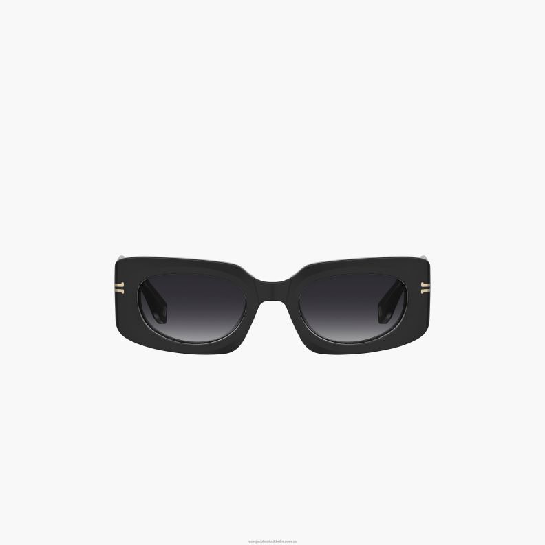 JLX82374 Marc Jacobs ikon rektangulära solglasögon