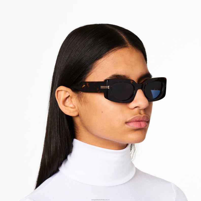 JLX82377 Marc Jacobs ikon rektangulära solglasögon