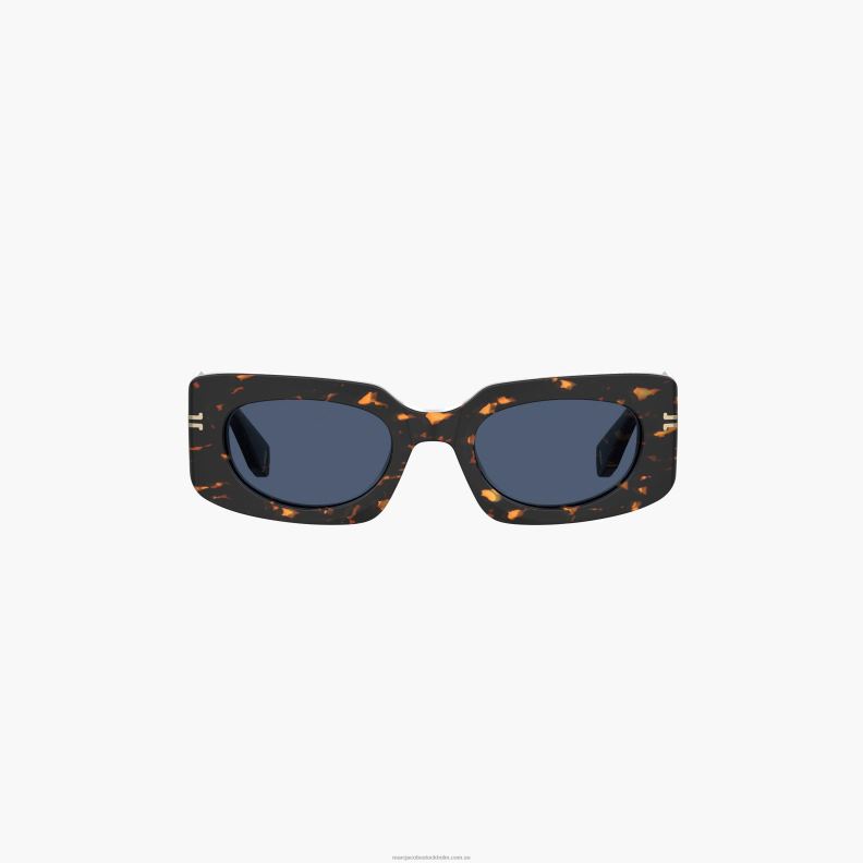 JLX82377 Marc Jacobs ikon rektangulära solglasögon