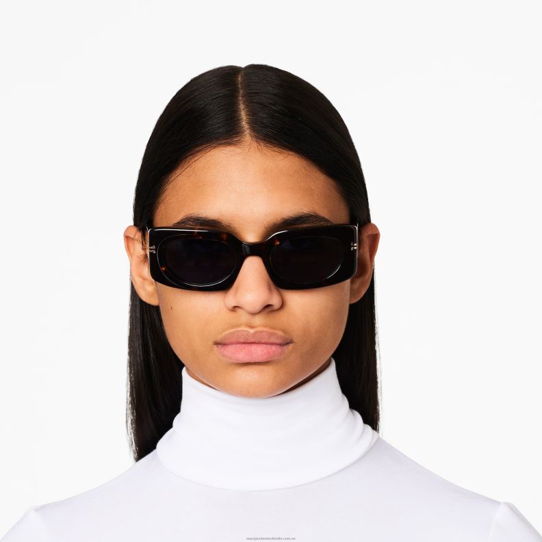 JLX82377 Marc Jacobs ikon rektangulära solglasögon