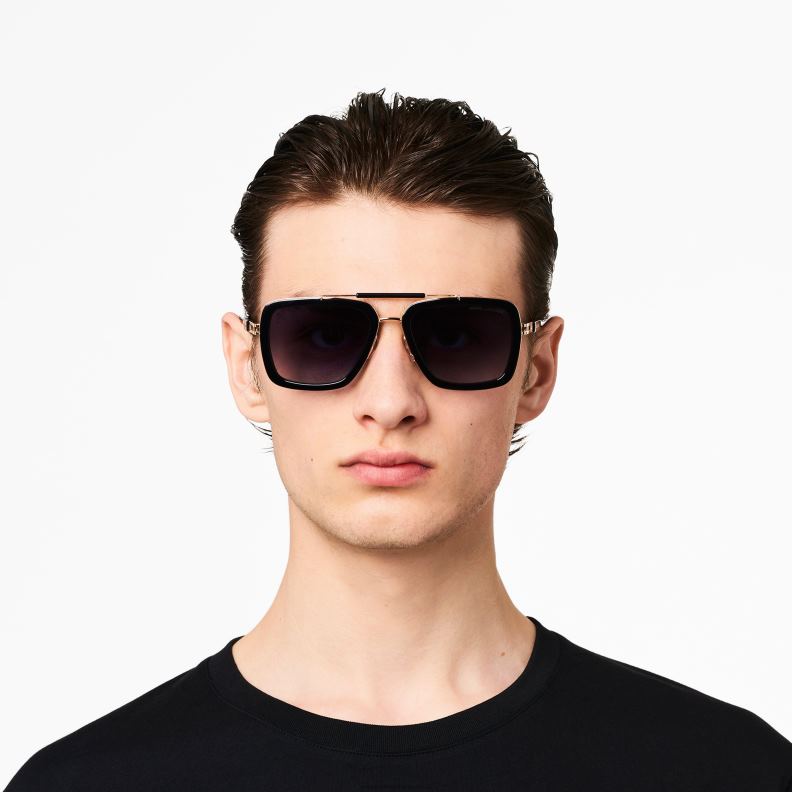 JLX82381 Marc Jacobs ikon fyrkantiga pilot solglasögon