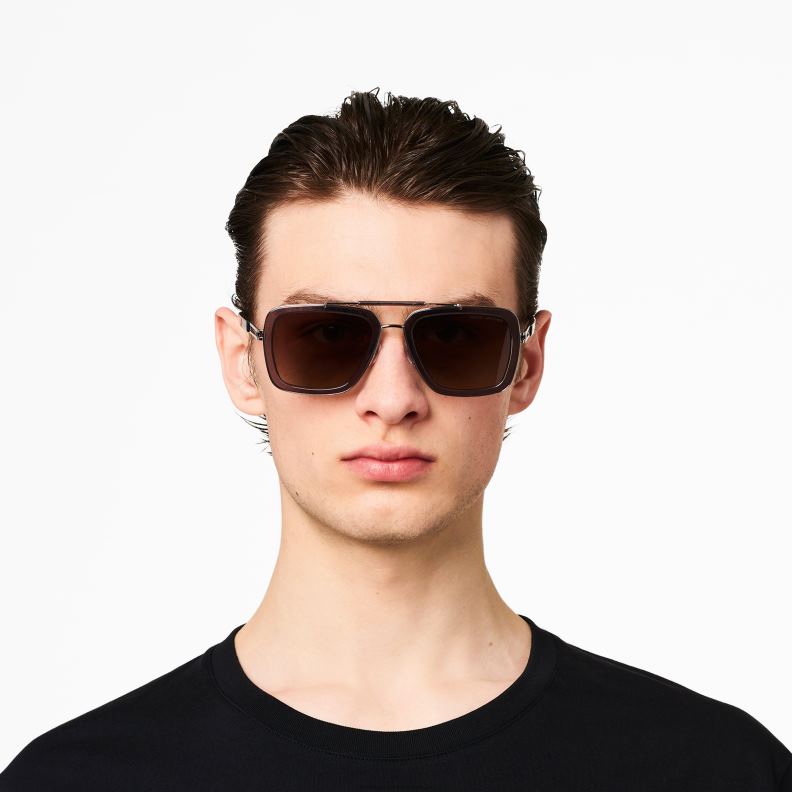 JLX82382 Marc Jacobs ikon fyrkantiga pilot solglasögon