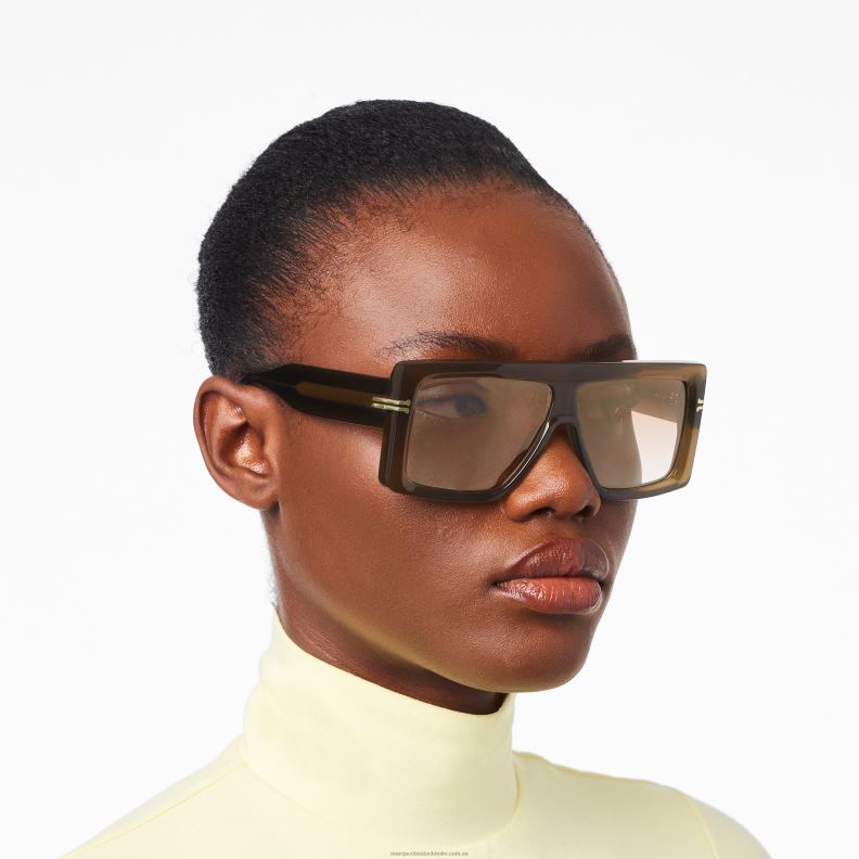 JLX82384 Marc Jacobs ikon rektangulära solglasögon