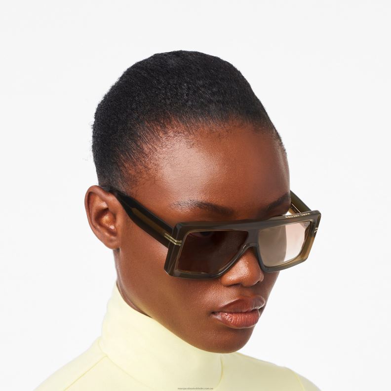 JLX82384 Marc Jacobs ikon rektangulära solglasögon