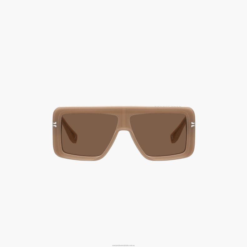 JLX82385 Marc Jacobs ikon rektangulära solglasögon