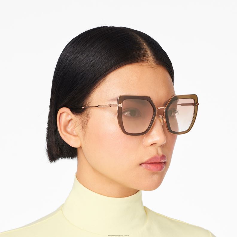 JLX82387 Marc Jacobs ikon överdimensionerade fjärilssolglasögon