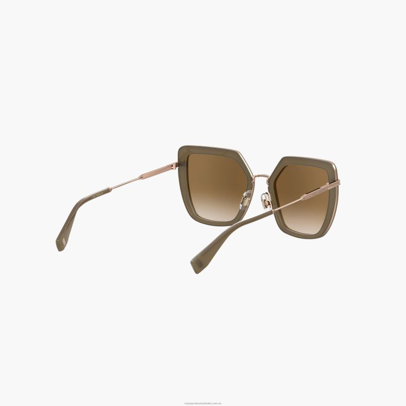 JLX82387 Marc Jacobs ikon överdimensionerade fjärilssolglasögon