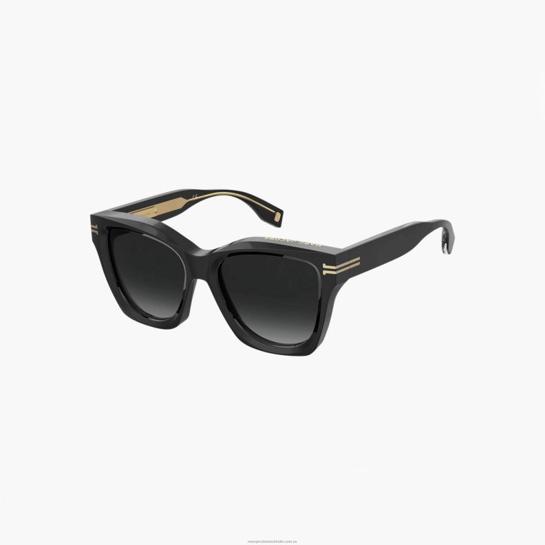 JLX82388 Marc Jacobs ikon kant överdimensionerade fyrkantiga solglasögon