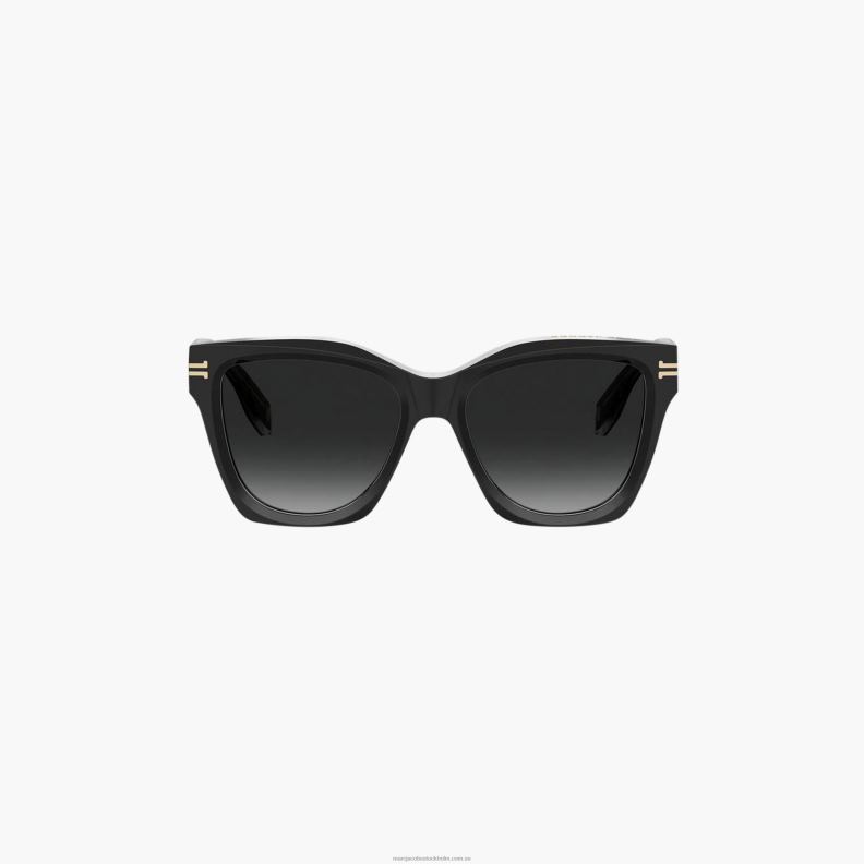 JLX82388 Marc Jacobs ikon kant överdimensionerade fyrkantiga solglasögon