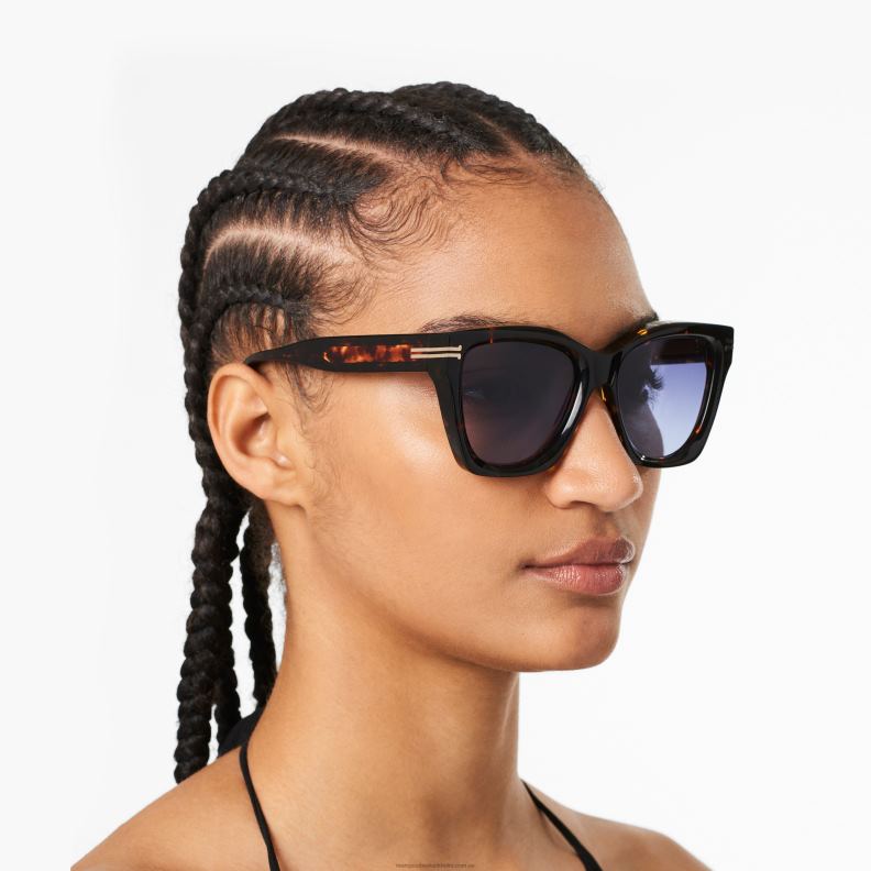 JLX82389 Marc Jacobs ikon kant överdimensionerade fyrkantiga solglasögon