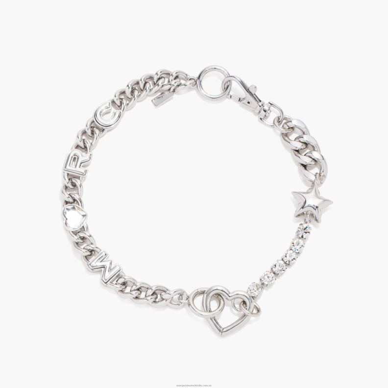 JLX82417 Marc Jacobs det charmade halsbandet med hjärtkedja
