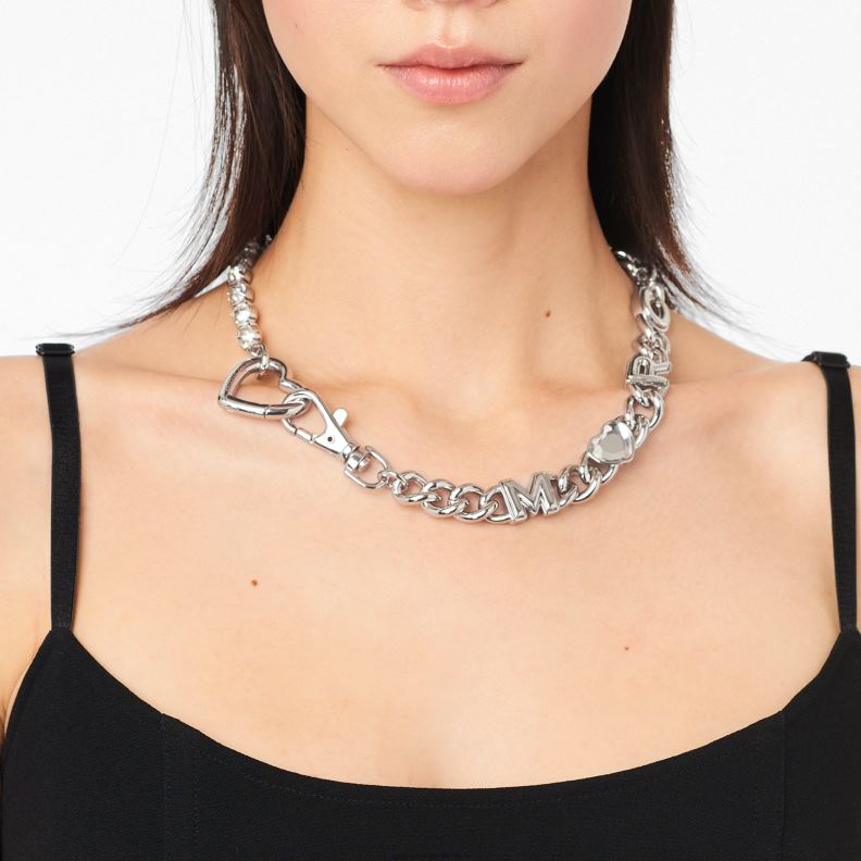 JLX82417 Marc Jacobs det charmade halsbandet med hjärtkedja