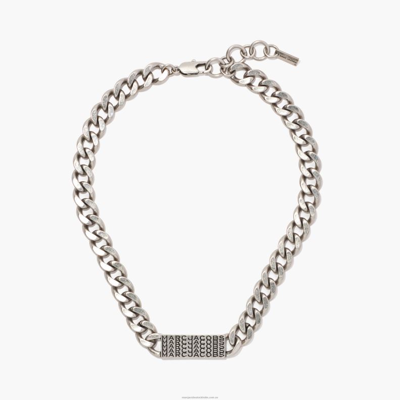 JLX82418 Marc Jacobs streckkoden monogram id kedja halsband