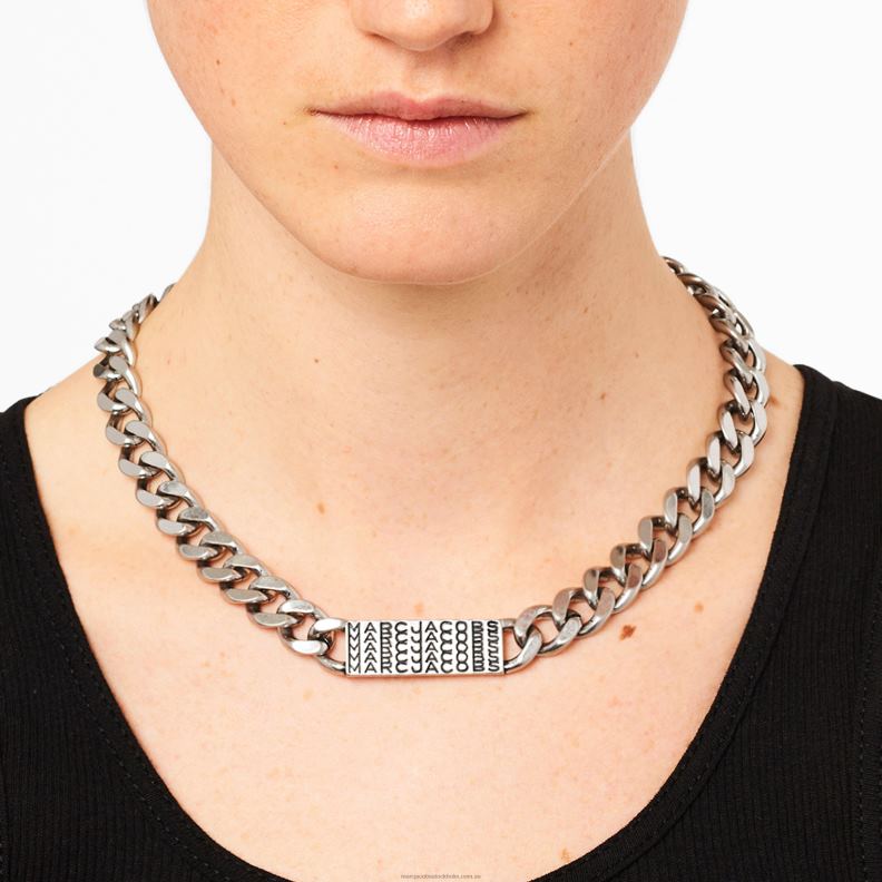 JLX82418 Marc Jacobs streckkoden monogram id kedja halsband