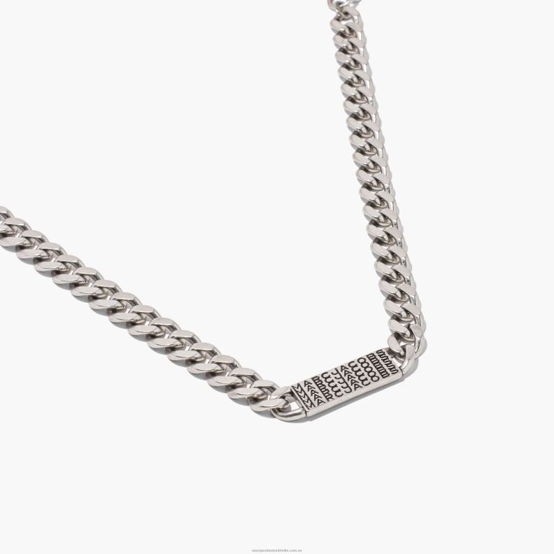 JLX82418 Marc Jacobs streckkoden monogram id kedja halsband