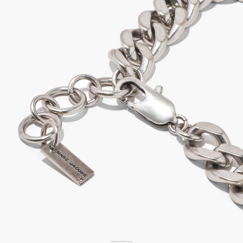 JLX82418 Marc Jacobs streckkoden monogram id kedja halsband