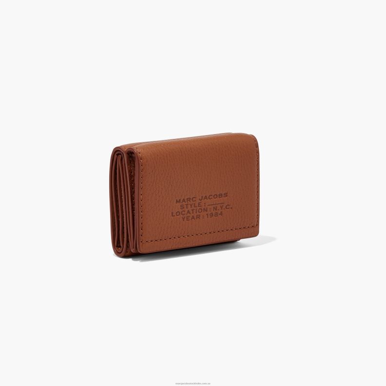 JLX82233 Marc Jacobs den medium trefaldiga plånboken i läder