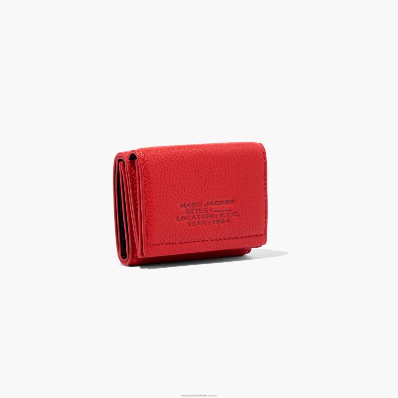 JLX82243 Marc Jacobs den medium trefaldiga plånboken i läder