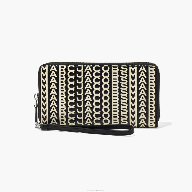 JLX82247 Marc Jacobs Monogram läder kontinental plånbok