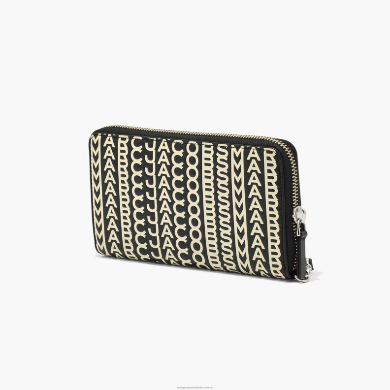 JLX82247 Marc Jacobs Monogram läder kontinental plånbok