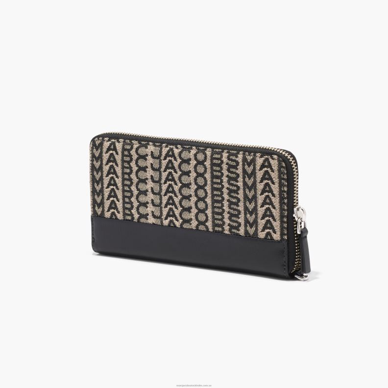 JLX82256 Marc Jacobs monogram jacquard kontinental plånbok